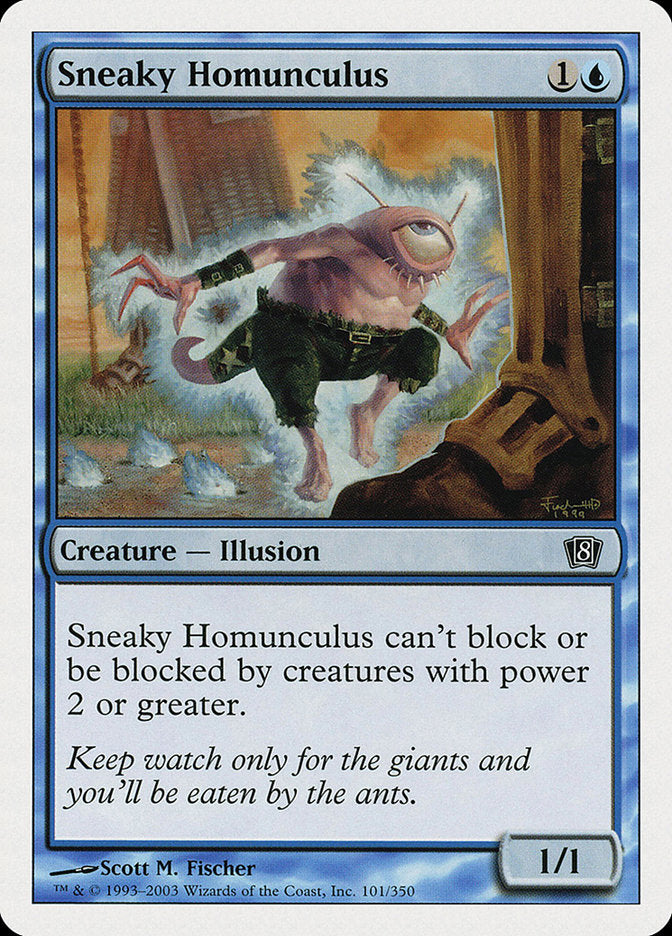 Sneaky Homunculus [Eighth Edition] | Tables and Towers