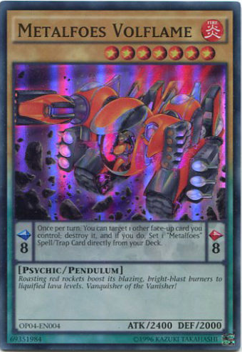 Metalfoes Volflame [OP04-EN004] Super Rare | Tables and Towers