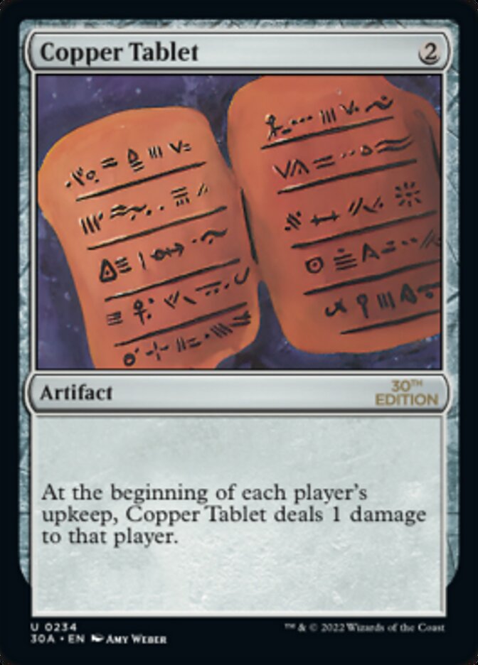 Copper Tablet [30th Anniversary Edition] | Tables and Towers