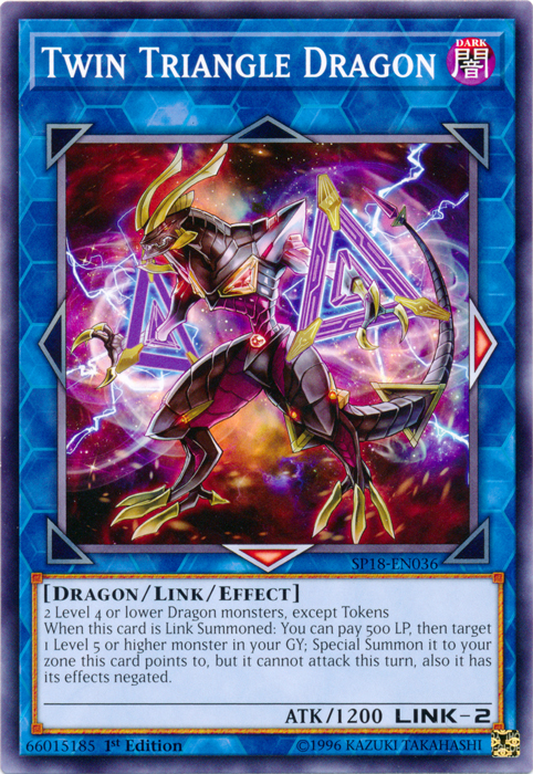 Twin Triangle Dragon [SP18-EN036] Common | Tables and Towers