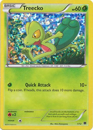 Treecko (1/12) [McDonald's Promos: 2015 Collection] | Tables and Towers