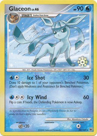 Glaceon (20/100) [Countdown Calendar Promos] | Tables and Towers