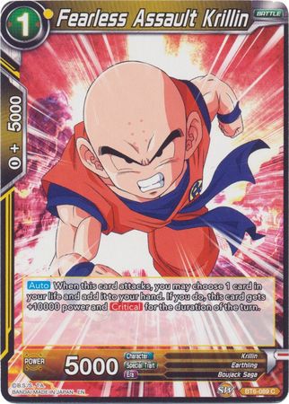 Fearless Assault Krillin (Reprint) (BT6-089) [Battle Evolution Booster] | Tables and Towers