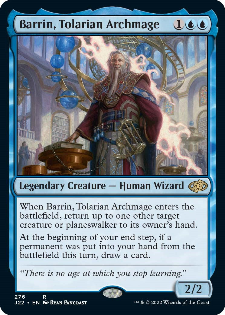 Barrin, Tolarian Archmage [Jumpstart 2022] | Tables and Towers