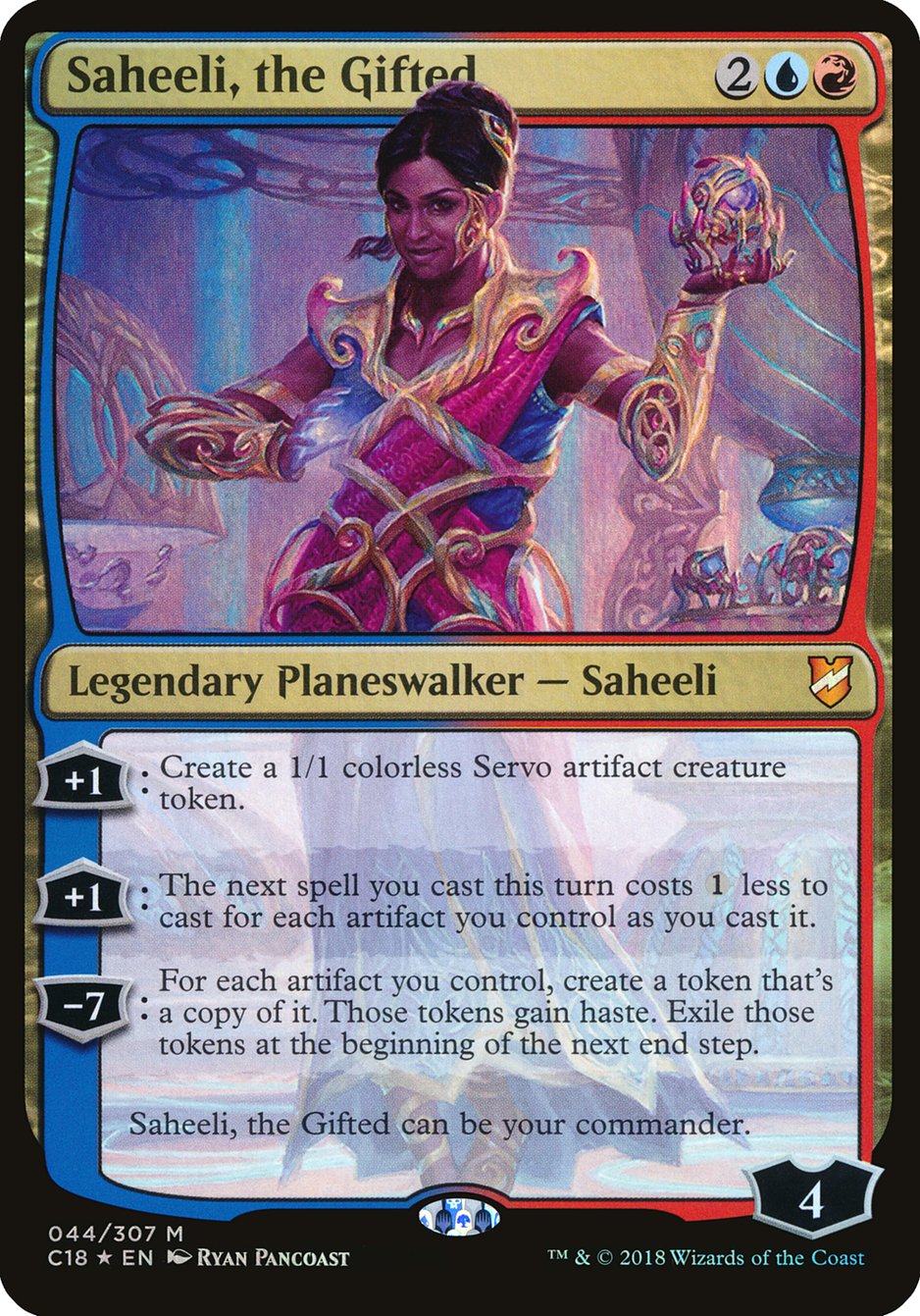 Saheeli, the Gifted (Oversized) [Commander 2018 Oversized] | Tables and Towers