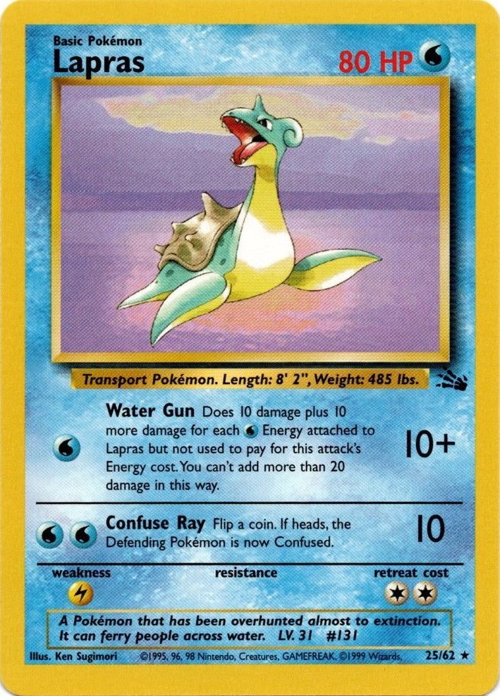 Lapras (25/62) [Fossil Unlimited] | Tables and Towers