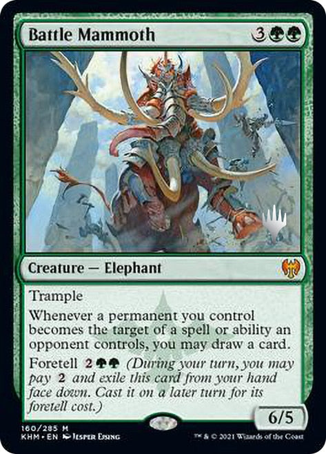 Battle Mammoth (Promo Pack) [Kaldheim Promos] | Tables and Towers