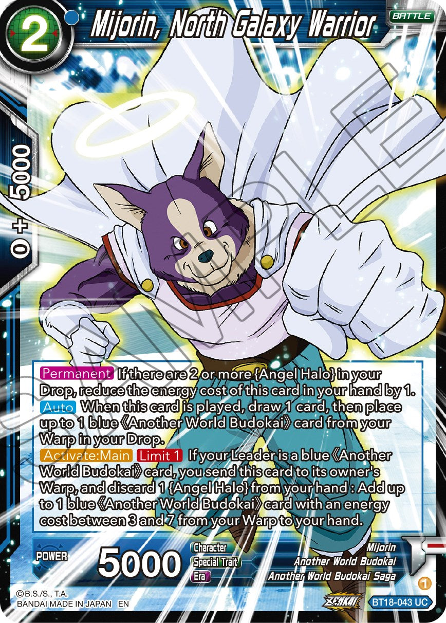 Mijorin, North Galaxy Warrior (BT18-043) [Dawn of the Z-Legends] | Tables and Towers