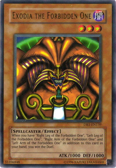 Exodia the Forbidden One [DB1-EN139] Ultra Rare | Tables and Towers