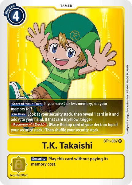 T.K. Takaishi [BT1-087] [Release Special Booster Ver.1.0] | Tables and Towers