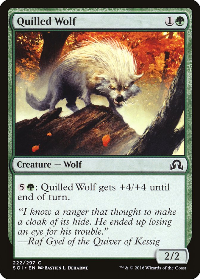 Quilled Wolf [Shadows over Innistrad] | Tables and Towers