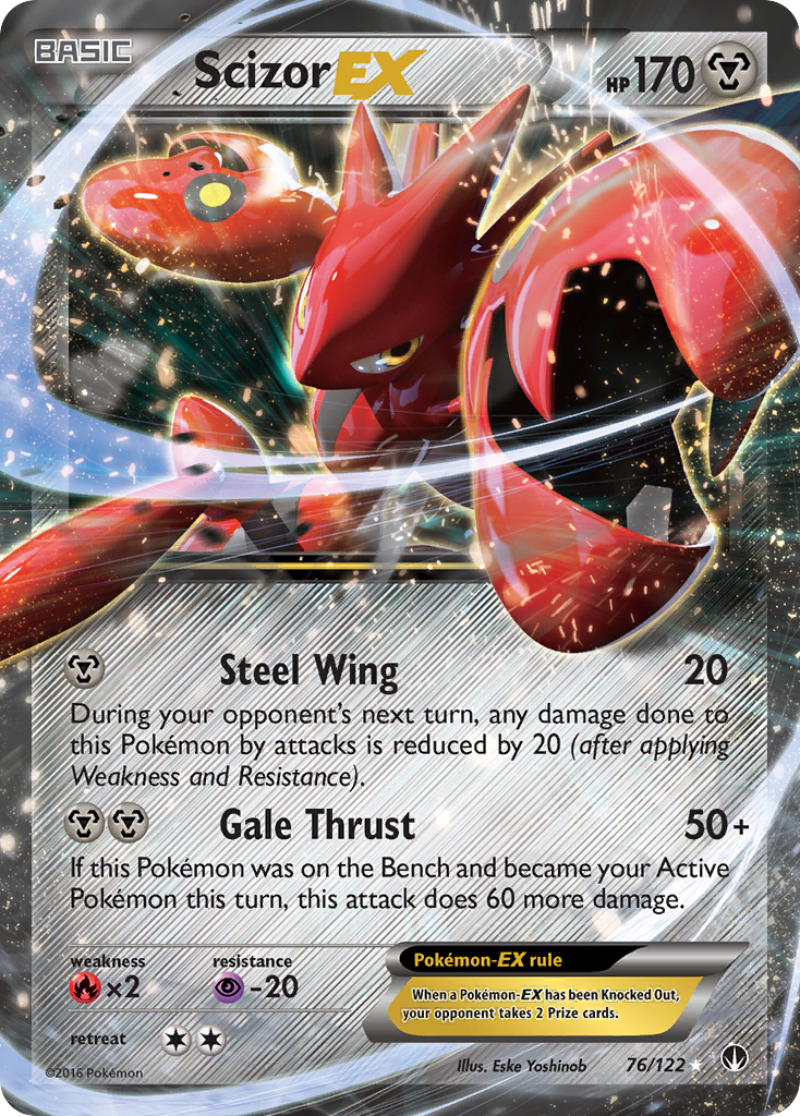 Scizor EX (76/122) [XY: BREAKpoint] | Tables and Towers