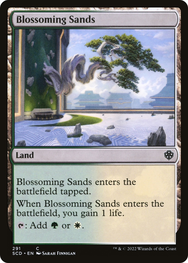 Blossoming Sands [Starter Commander Decks] | Tables and Towers