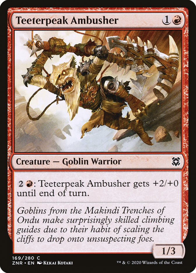 Teeterpeak Ambusher [Zendikar Rising] | Tables and Towers