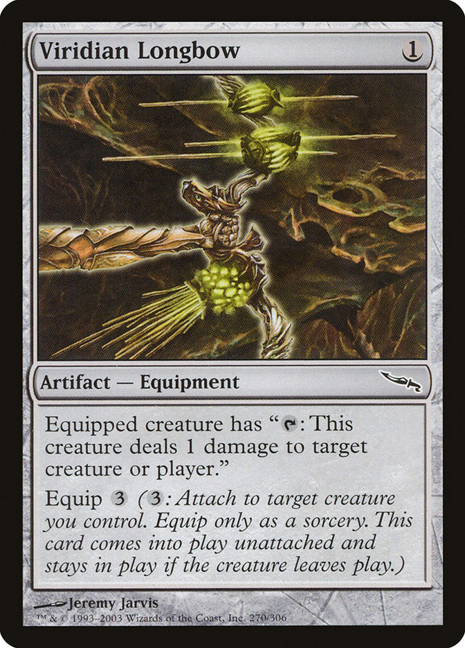 Viridian Longbow [Mirrodin] | Tables and Towers