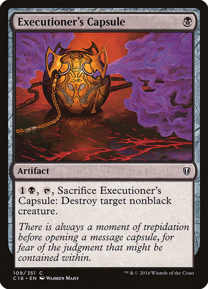 Executioner's Capsule [Commander 2016] | Tables and Towers