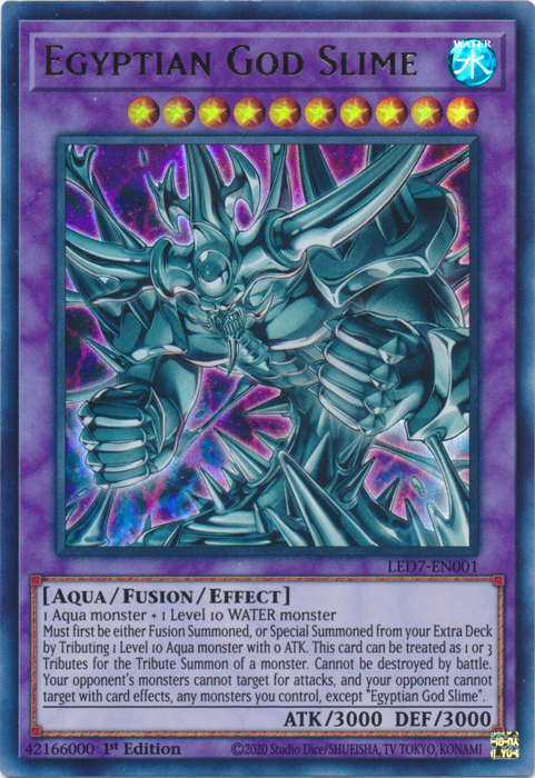 Egyptian God Slime [LED7-EN001] Ultra Rare | Tables and Towers