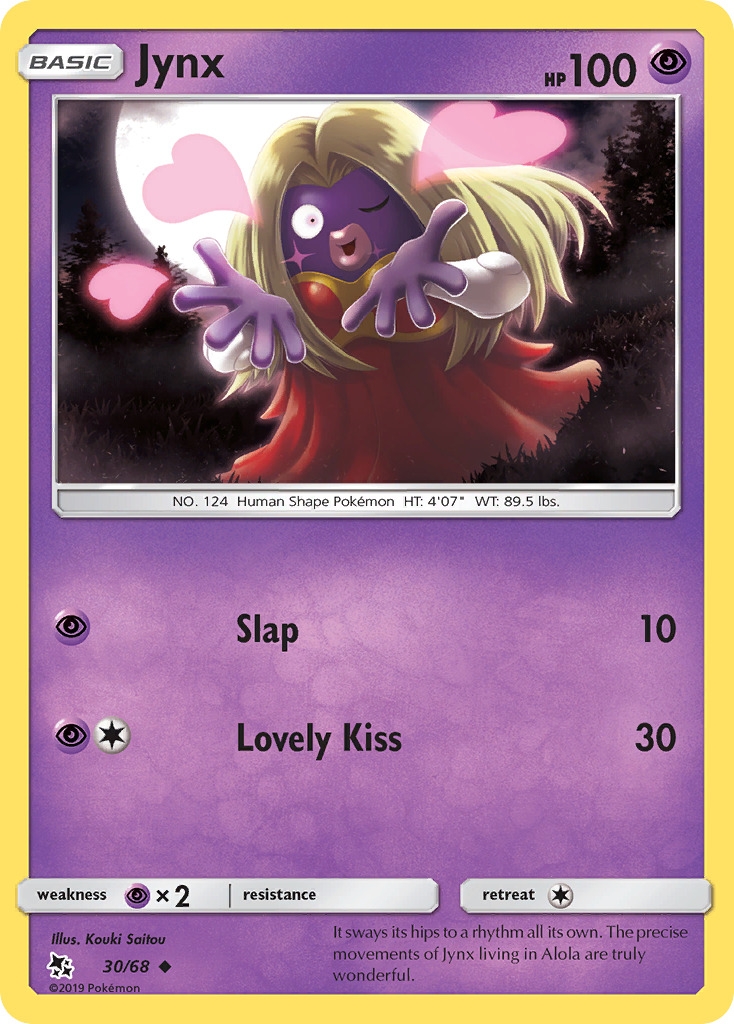 Jynx (30/68) [Sun & Moon: Hidden Fates] | Tables and Towers