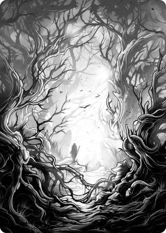 Forest 1 Art Card [Innistrad: Midnight Hunt Art Series] | Tables and Towers