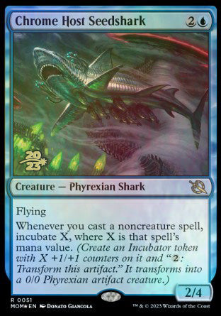 Chrome Host Seedshark [March of the Machine Prerelease Promos] | Tables and Towers