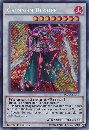 Crimson Blader [LC5D-EN074] Secret Rare | Tables and Towers