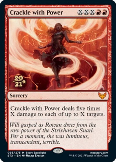 Crackle with Power [Strixhaven: School of Mages Prerelease Promos] | Tables and Towers