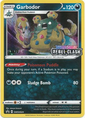 Garbodor (SWSH025) (Staff Prerelease Promo) [Sword & Shield: Black Star Promos] | Tables and Towers