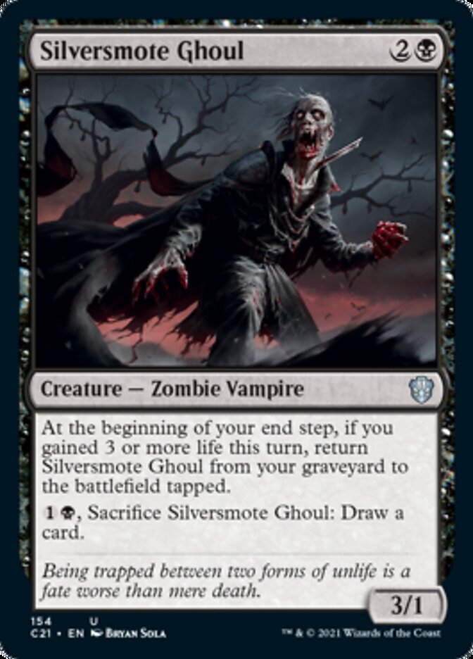 Silversmote Ghoul [Commander 2021] | Tables and Towers