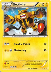 Electivire (25/30) [XY: Trainer Kit 3 - Pikachu Libre] | Tables and Towers