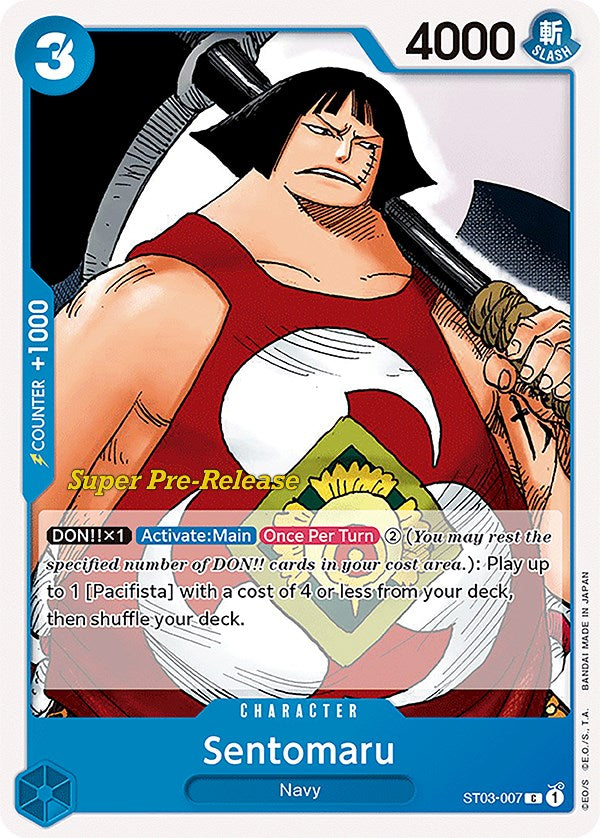 Sentomaru [Super Pre-Release Starter Deck: The Seven Warlords of the Sea] | Tables and Towers