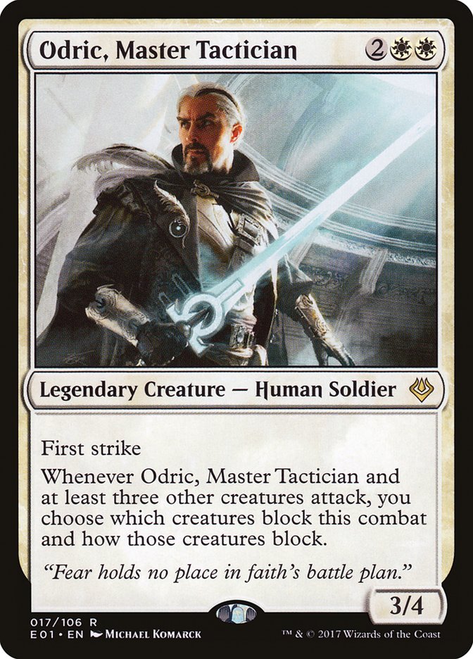 Odric, Master Tactician [Archenemy: Nicol Bolas] | Tables and Towers