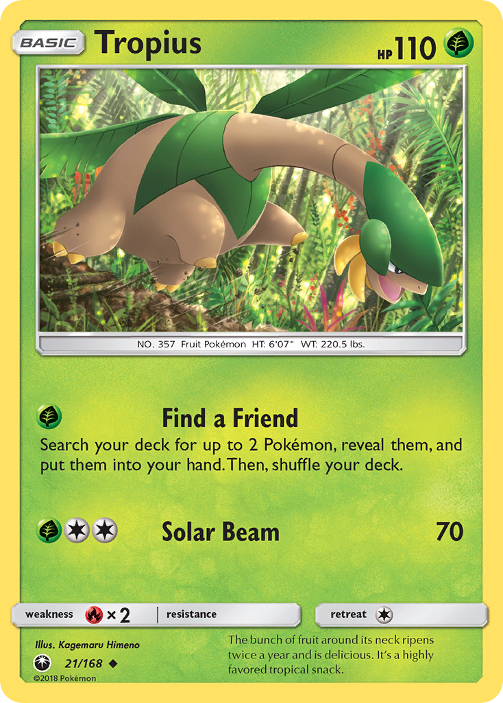 Tropius (21/168) [Sun & Moon: Celestial Storm] | Tables and Towers