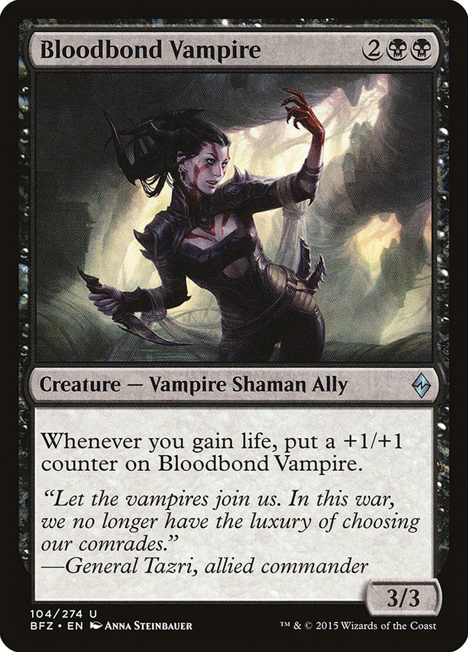 Bloodbond Vampire [Battle for Zendikar] | Tables and Towers