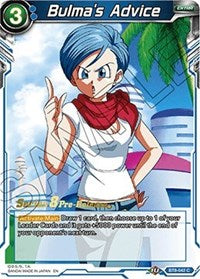 Bulma's Advice (BT8-042_PR) [Malicious Machinations Prerelease Promos] | Tables and Towers