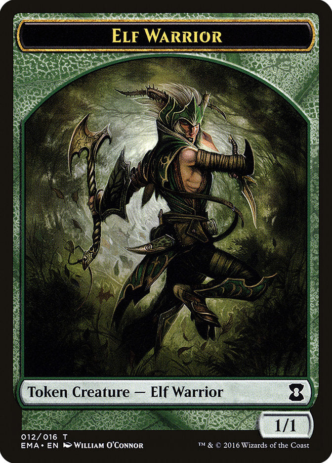 Elf Warrior Token [Eternal Masters Tokens] | Tables and Towers