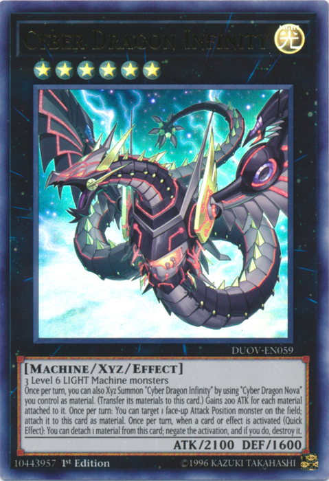 Cyber Dragon Infinity [DUOV-EN059] Ultra Rare | Tables and Towers