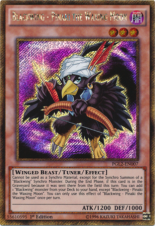 Blackwing - Pinaki the Waxing Moon [PGL2-EN007] Gold Secret Rare | Tables and Towers