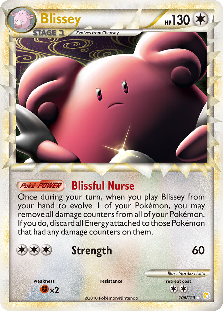 Blissey (106/123) [HeartGold & SoulSilver: Base Set] | Tables and Towers