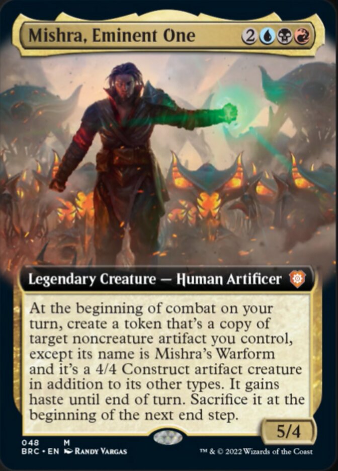 Mishra, Eminent One (Extended Art) [The Brothers' War Commander] | Tables and Towers