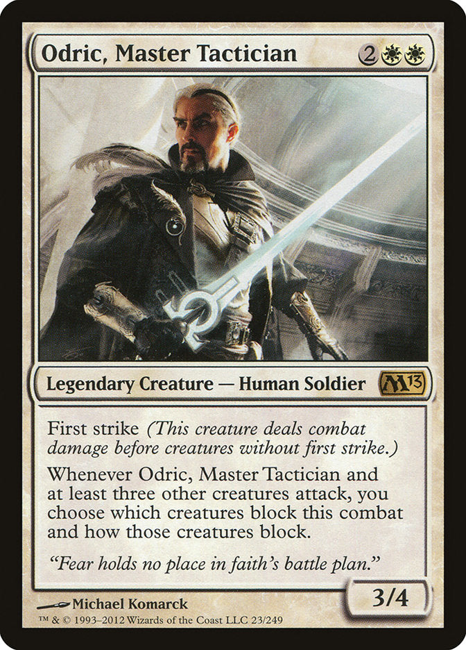 Odric, Master Tactician [Magic 2013] | Tables and Towers