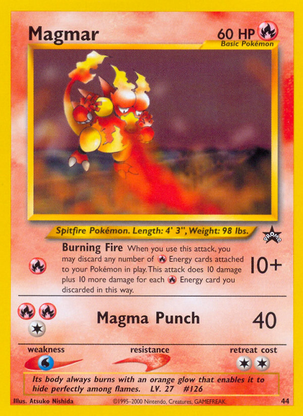 Magmar (44) [Wizards of the Coast: Black Star Promos] | Tables and Towers