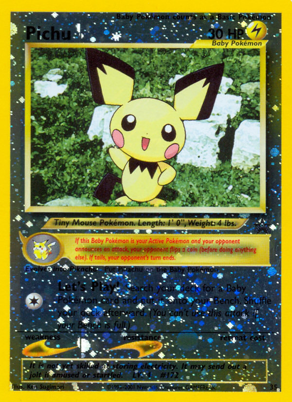 Pichu (35) [Wizards of the Coast: Black Star Promos] | Tables and Towers