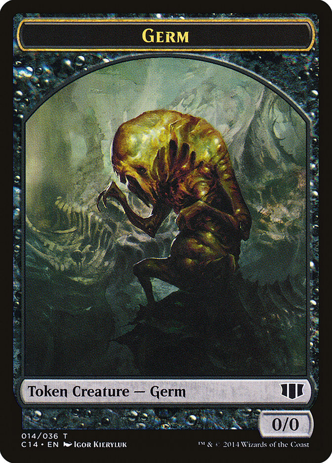 Stoneforged Blade // Germ Double-Sided Token [Commander 2014 Tokens] | Tables and Towers