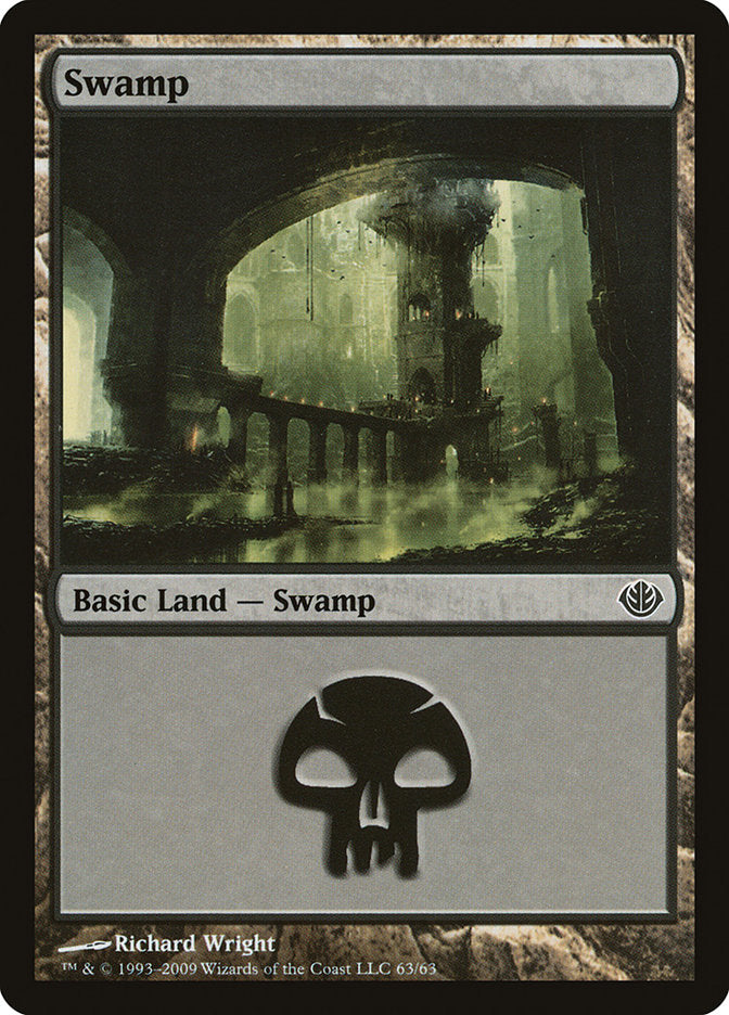 Swamp (63) [Duel Decks: Garruk vs. Liliana] | Tables and Towers