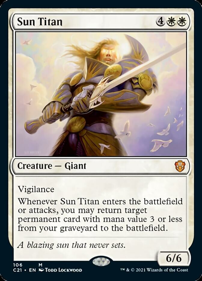 Sun Titan [Commander 2021] | Tables and Towers