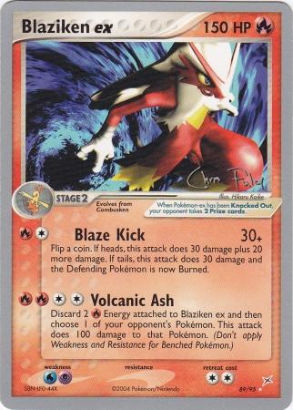 Blaziken ex (89/95) (Blaziken Tech - Chris Fulop) [World Championships 2004] | Tables and Towers