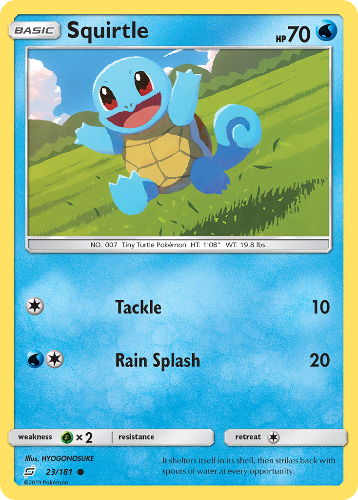 Squirtle (23/181) [Sun & Moon: Team Up] | Tables and Towers