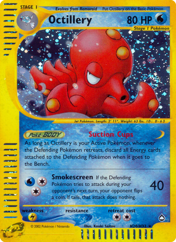 Octillery (H20/H32) [Aquapolis] | Tables and Towers