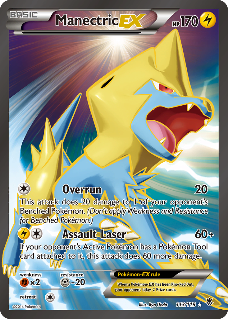 Manectric EX (113/119) [XY: Phantom Forces] | Tables and Towers