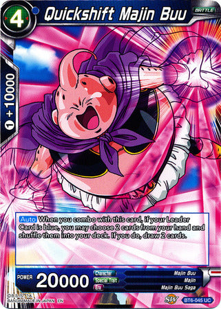 Quickshift Majin Buu (BT6-045) [Destroyer Kings] | Tables and Towers